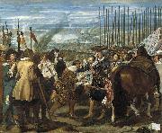 Diego Velazquez La rendicion de Breda was inspired by Velazquez first visit to Italy, oil painting artist